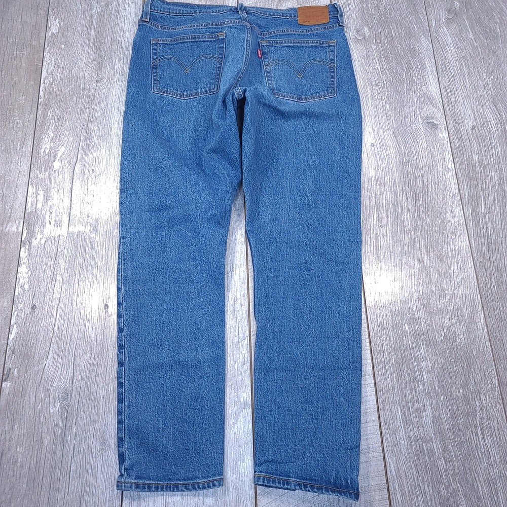 Levi's 501 Skinny Jeans Womens Size 32 Blue High Rise Button Fly Denim - Picture 3 of 11